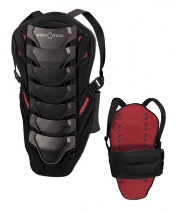 Pro-tec M IPS Back Pad - black/red