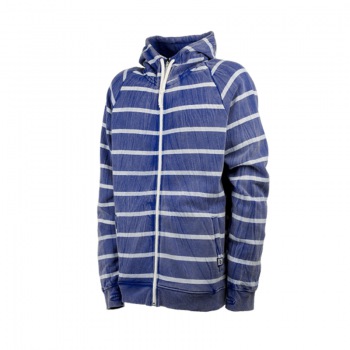 Ride Crinkle Wash Stripe Full Zip