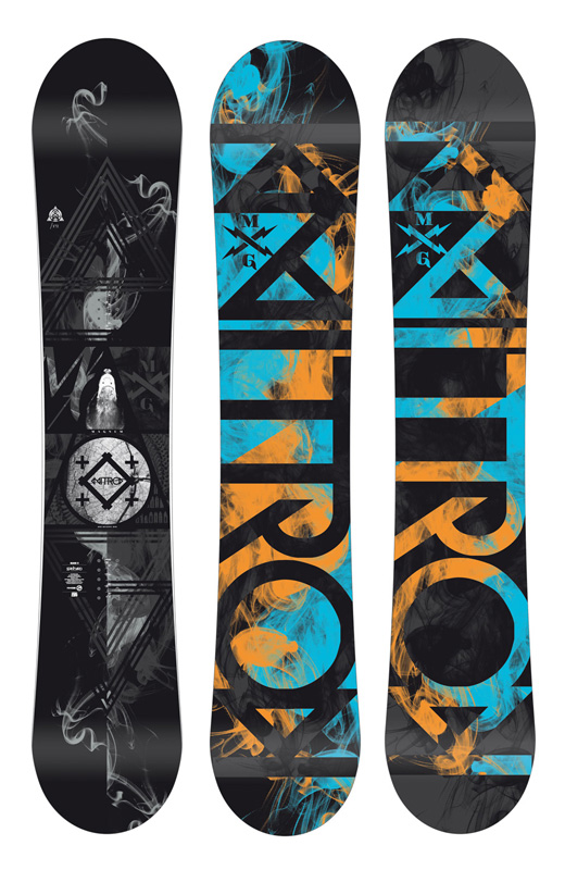 nitro magnum snowboard 2008 MFM and 3D channels for precise turning Best Snowboard Nitro Magnum Gunslinger