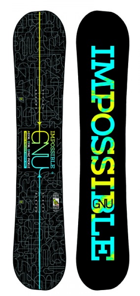 Gnu Snowboards Impossible Asym Sym Sync EC2 PBTX 